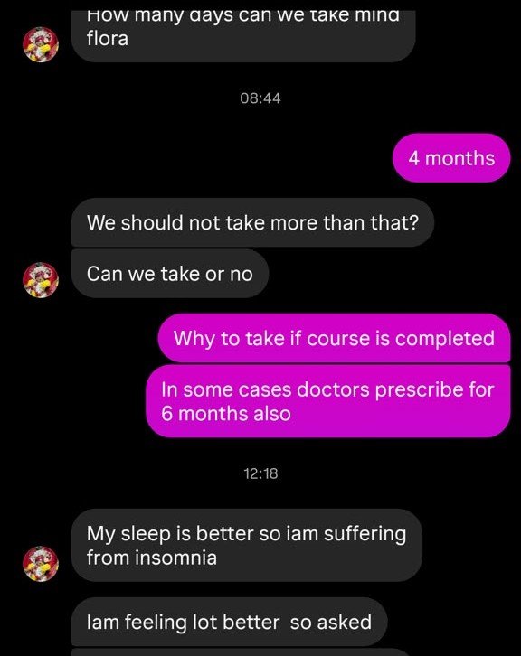 Customer is talking about how their well their sleep issues and insomnia got treated using MindFlora.